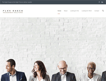 Tablet Screenshot of flexexecs.com